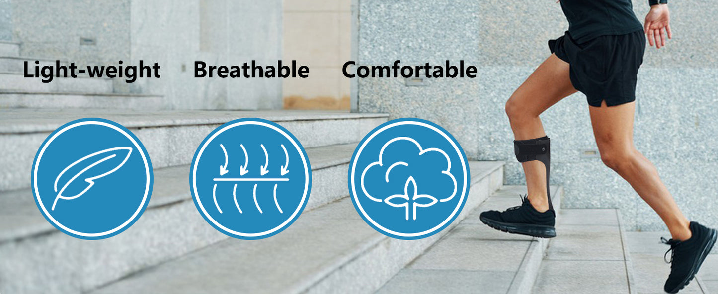 AFO Drop Foot Brace - Ankle Foot Orthosis for Men & Women - View 11 | Alpha Medical Care