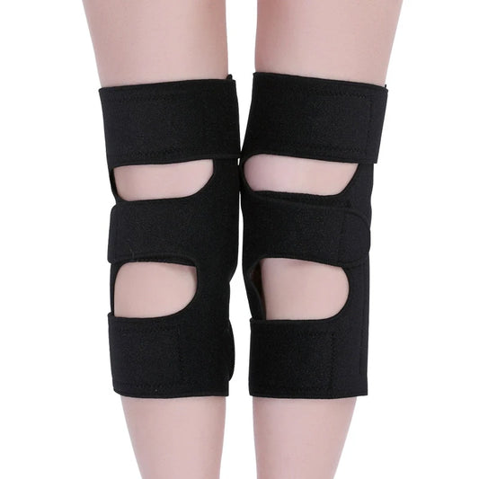 Tourmaline Magnetic Knee Pads - Self-Heating Support - Detail View | Alpha Medical Care