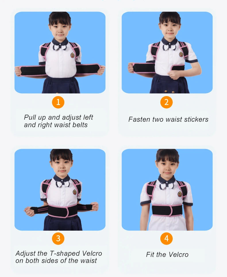 Kids Posture Corrector - Adjustable Back Support for Children - View 18 | Alpha Medical Care