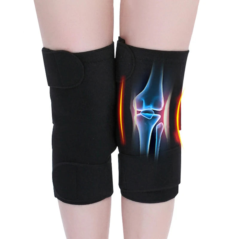 Tourmaline Magnetic Knee Pads - Self-Heating Support - In Use | Alpha Medical Care