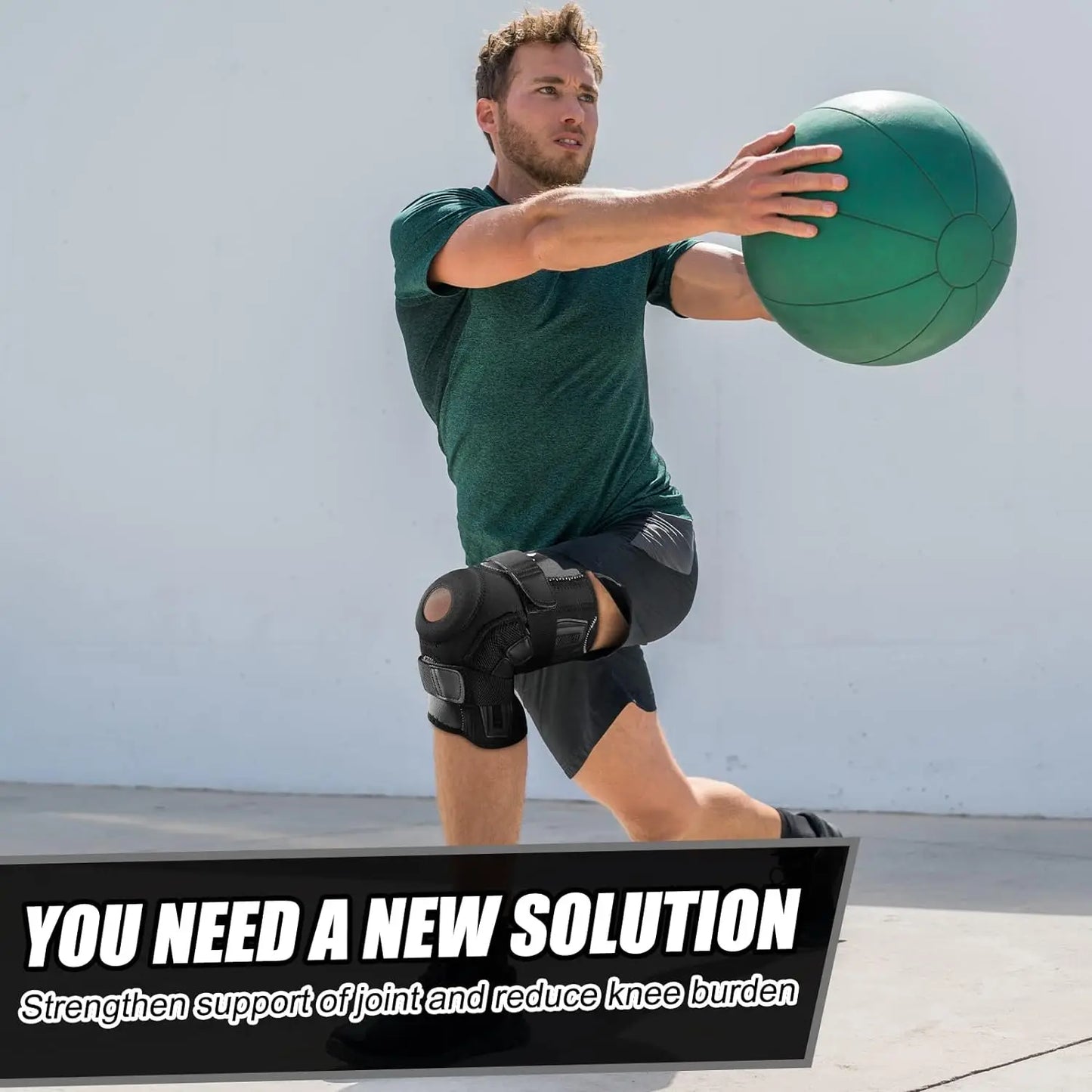 NEENCA Hinged Knee Brace - Side Stabilizers Support - Close-Up | Alpha Medical Care