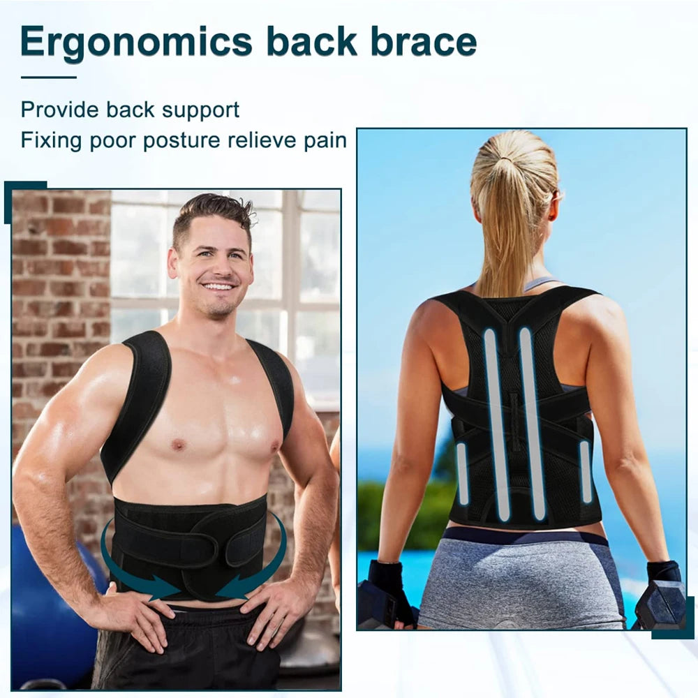 Back Brace Posture Corrector - Scoliosis & Hunchback Support - View 10 | Alpha Medical Care