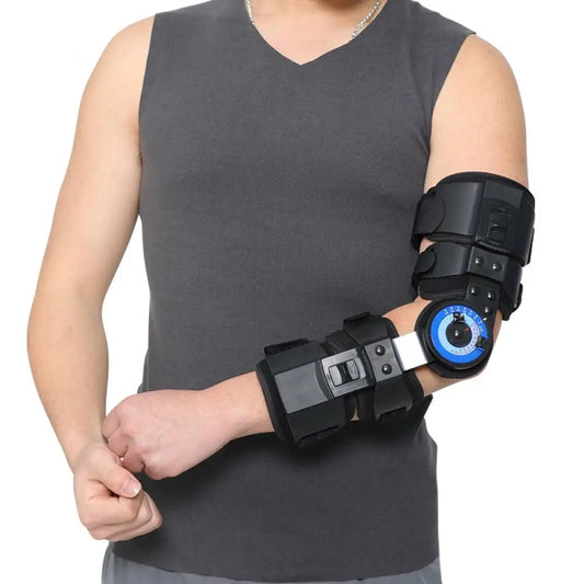Hinged ROM Elbow Brace - Post-Op Adjustable Stabilizer | Alpha Medical Care