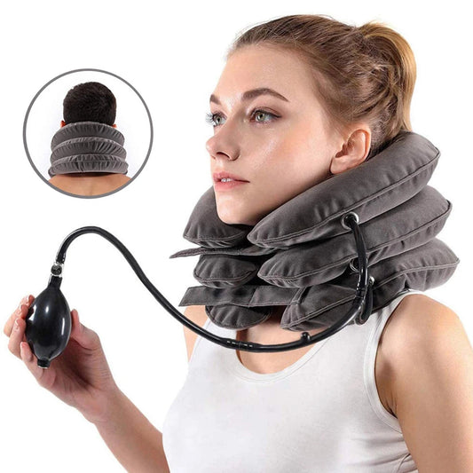 Cervical Neck Traction Device - Inflatable Home Relief | Alpha Medical Care