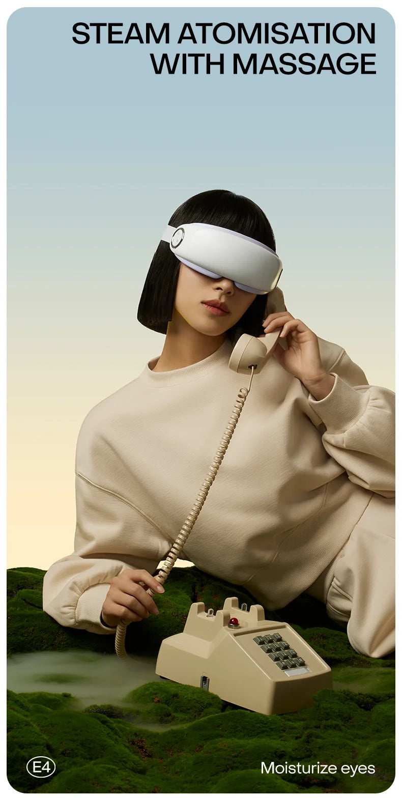 Nano Steam Eye Massager - Warm Spa Acupressure Mask - Features | Alpha Medical Care