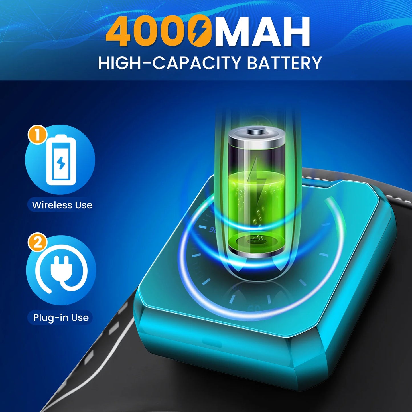 Electric Lumbar Massager - Heated Vibration Back Brace - View 14 | Alpha Medical Care