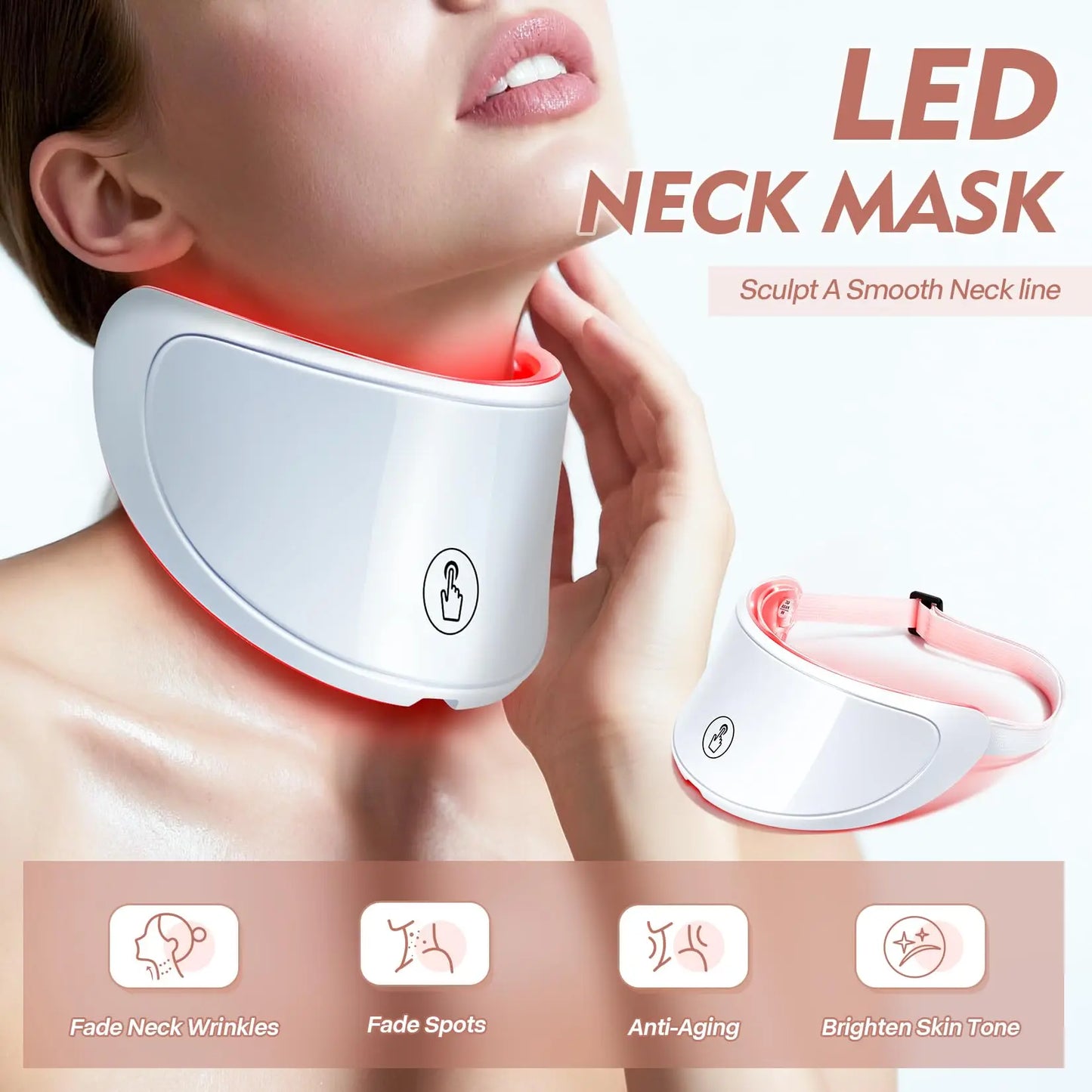 Neck LED Lift Mask - Anti-Wrinkle Skin Tightening | Alpha Medical Care