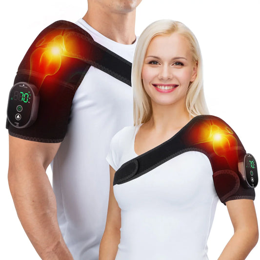 Vibration Shoulder Steamer - Heated Belt Massager | Alpha Medical Care