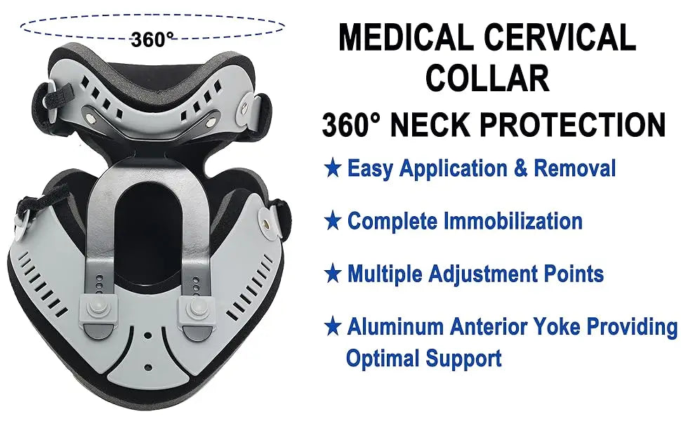 Adjustable Cervical Collar - Neck Brace Orthosis - View 8 | Alpha Medical Care