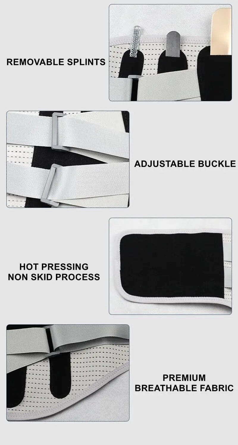 Lumbar Support Belt - Disc Herniation & Pain Relief Brace - View 11 | Alpha Medical Care