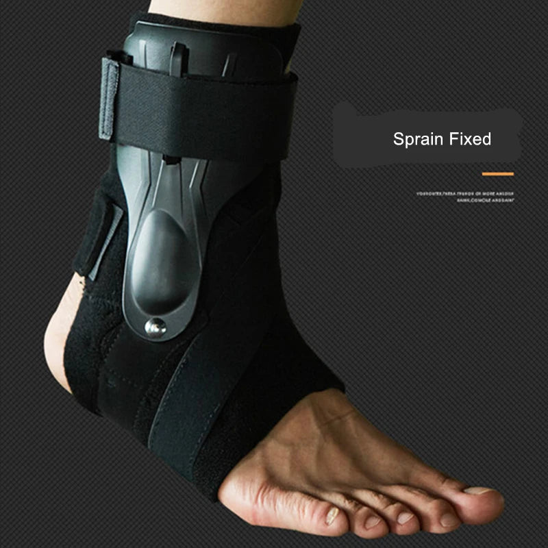 Ankle Support Brace - Adjustable Compression Wrap - In Use | Alpha Medical Care