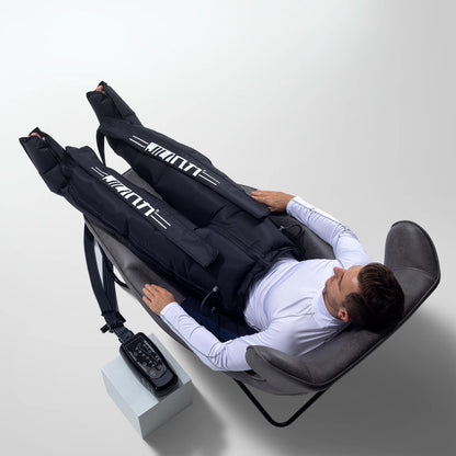 Leg Recovery Boots - 6 Chambers Air Compression Massager - Detail View | Alpha Medical Care