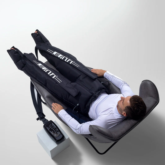 Leg Recovery Boots - 6 Chambers Air Compression Massager - Detail View | Alpha Medical Care