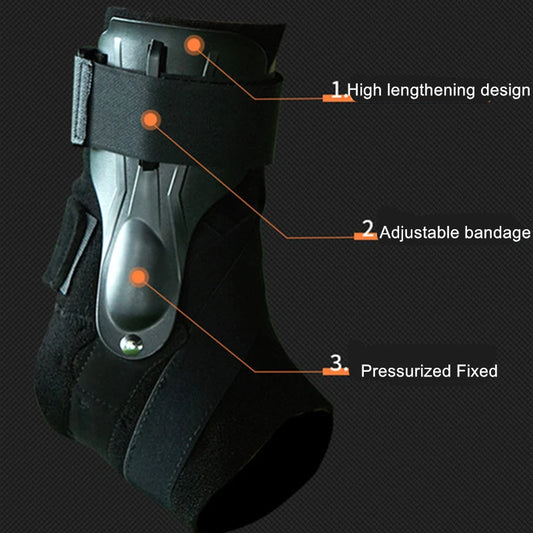 Ankle Support Brace - Adjustable Compression Wrap - Detail View | Alpha Medical Care