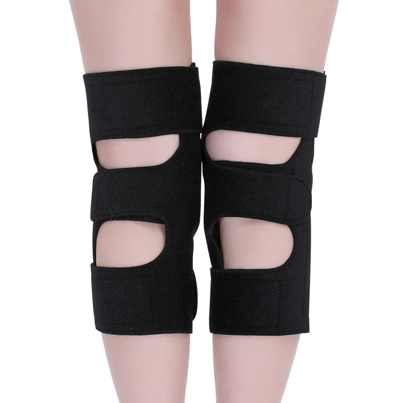 Tourmaline Magnetic Knee Pads - Self-Heating Support - Detail View | Alpha Medical Care
