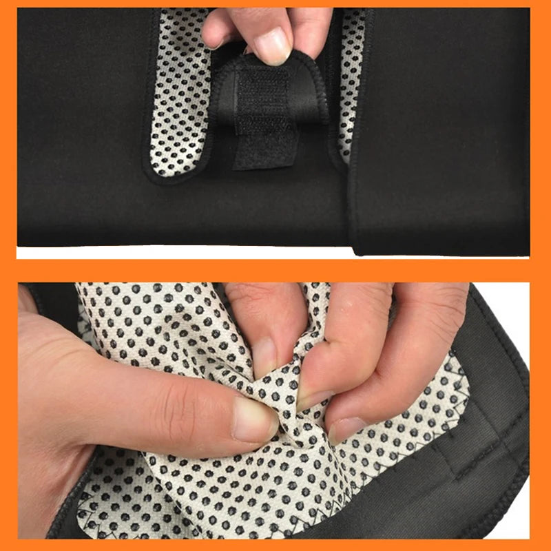 Tourmaline Magnetic Knee Pads - Self-Heating Support - Back View | Alpha Medical Care