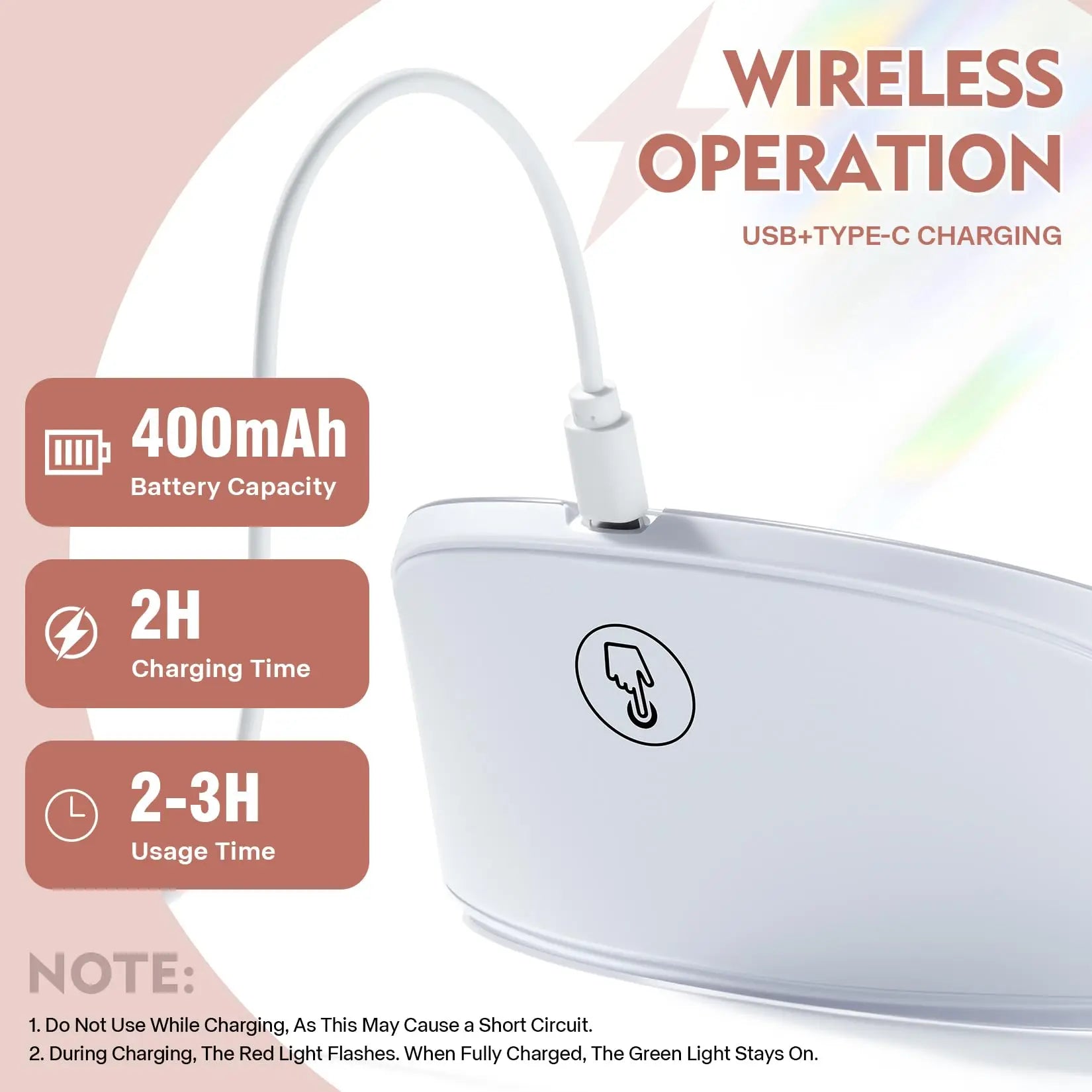 Neck LED Lift Mask - Anti-Wrinkle Skin Tightening - Back View | Alpha Medical Care