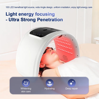 Professional 7-Color LED Mask - Facial Light Therapy - Close-Up | Alpha Medical Care