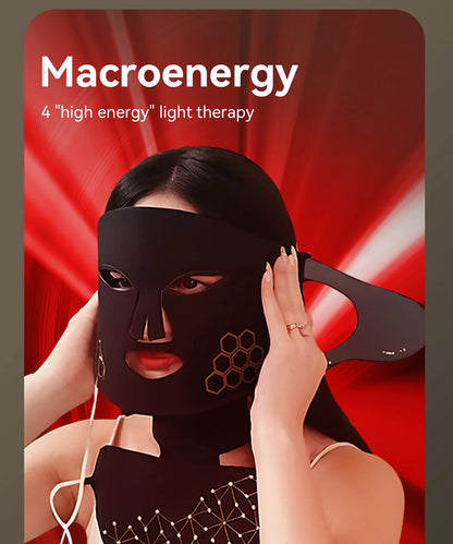 Hello Face Red Light Therapy Mask - Face & Neck Infrared LED - View 12 | Alpha Medical Care