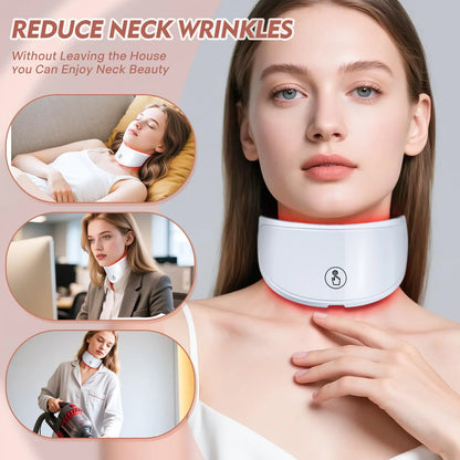 Neck LED Lift Mask - Anti-Wrinkle Skin Tightening - Close-Up | Alpha Medical Care