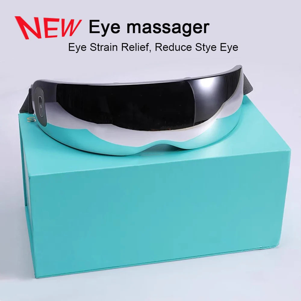 Super Relax Eye Massager - Heating Vibration Sleep Aid - Detail View | Alpha Medical Care