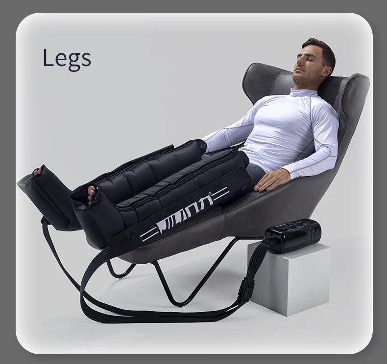 Leg Recovery Boots - 6 Chambers Air Compression Massager - View 12 | Alpha Medical Care
