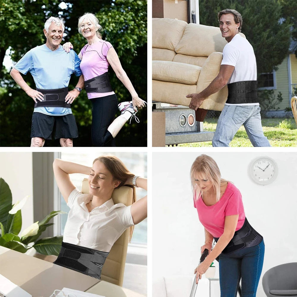 Lower Back Brace - 6 Stays Anti-Skid Lumbar Support - View 31 | Alpha Medical Care