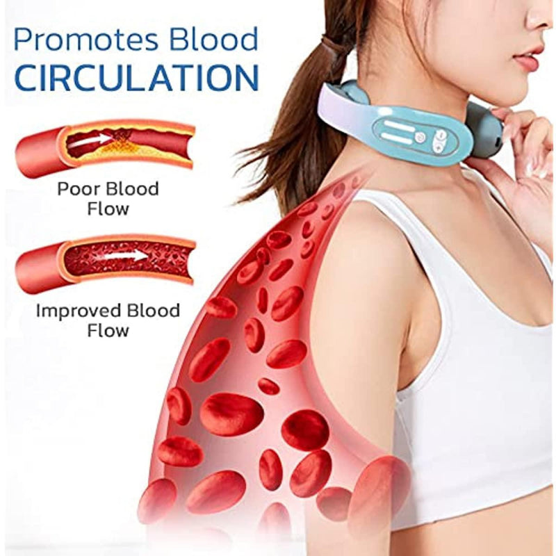 Cervical Spine Massager - EMS Neck Lymphatic Drainage - View 8 | Alpha Medical Care