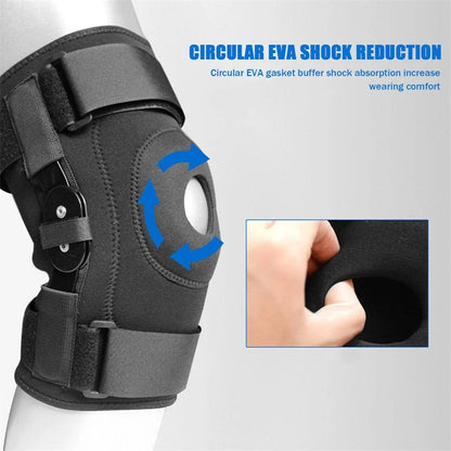 Hinged Knee Brace - Patella Stabilizer for Arthritis - In Use | Alpha Medical Care