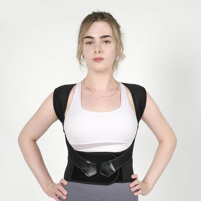 Posture Corrector - Adjustable Shoulder Support Brace - In Use | Alpha Medical Care