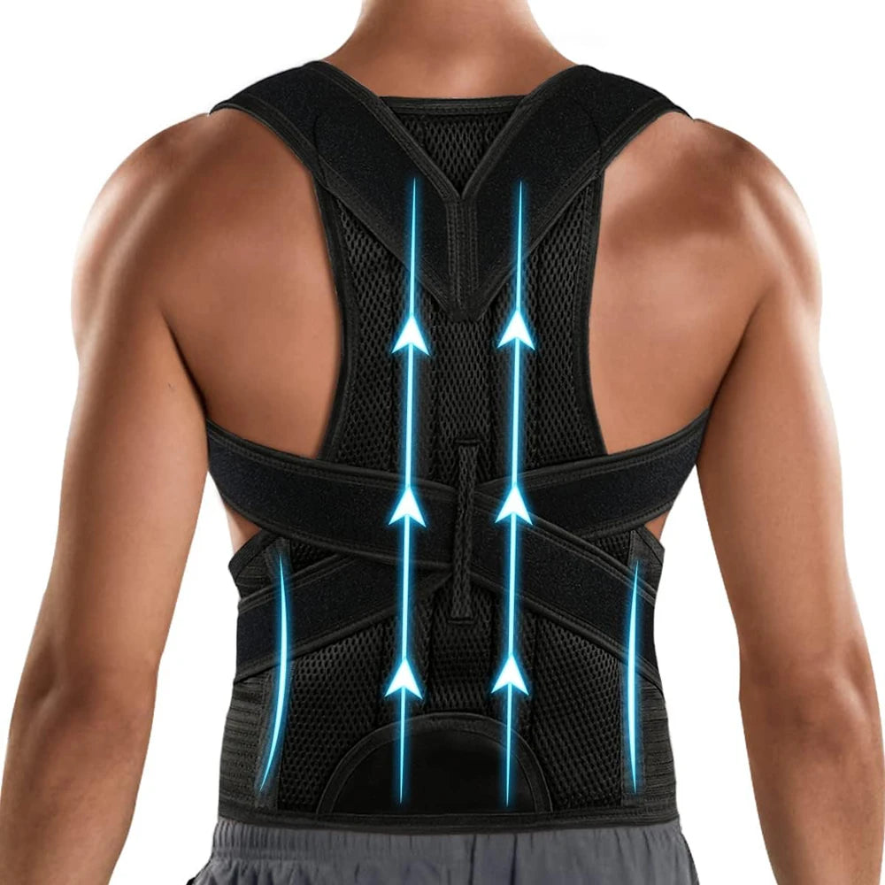 Back Brace Posture Corrector - Scoliosis & Hunchback Support - Features | Alpha Medical Care