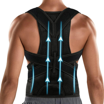 Back Brace Posture Corrector - Scoliosis & Hunchback Support - Features | Alpha Medical Care
