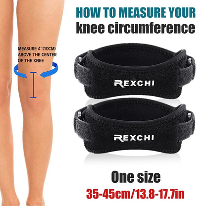 Patella Knee Tendon Strap - Sports Support & Stabilizer - Detail View | Alpha Medical Care