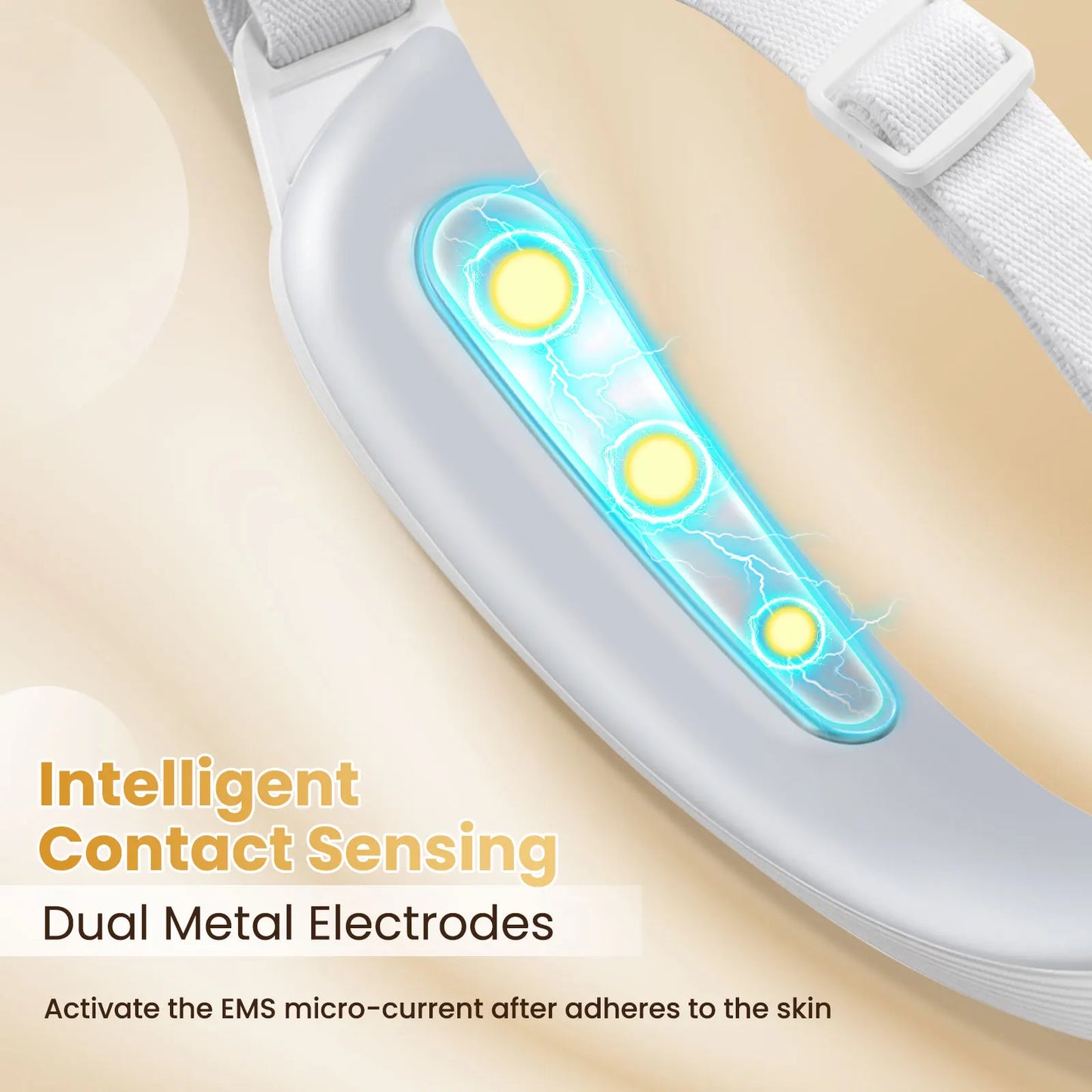 EMS V-Face Lifting Device - 6 Modes Microcurrent Massager - Back View | Alpha Medical Care