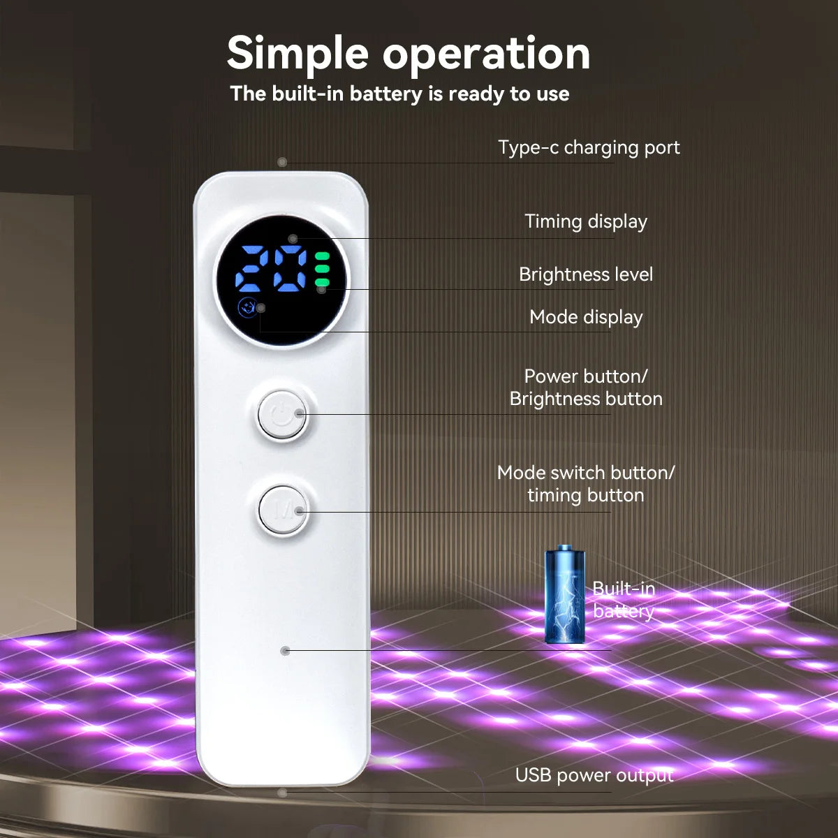 Hello Face Red Light Therapy Mask - Face & Neck Infrared LED - In Use | Alpha Medical Care