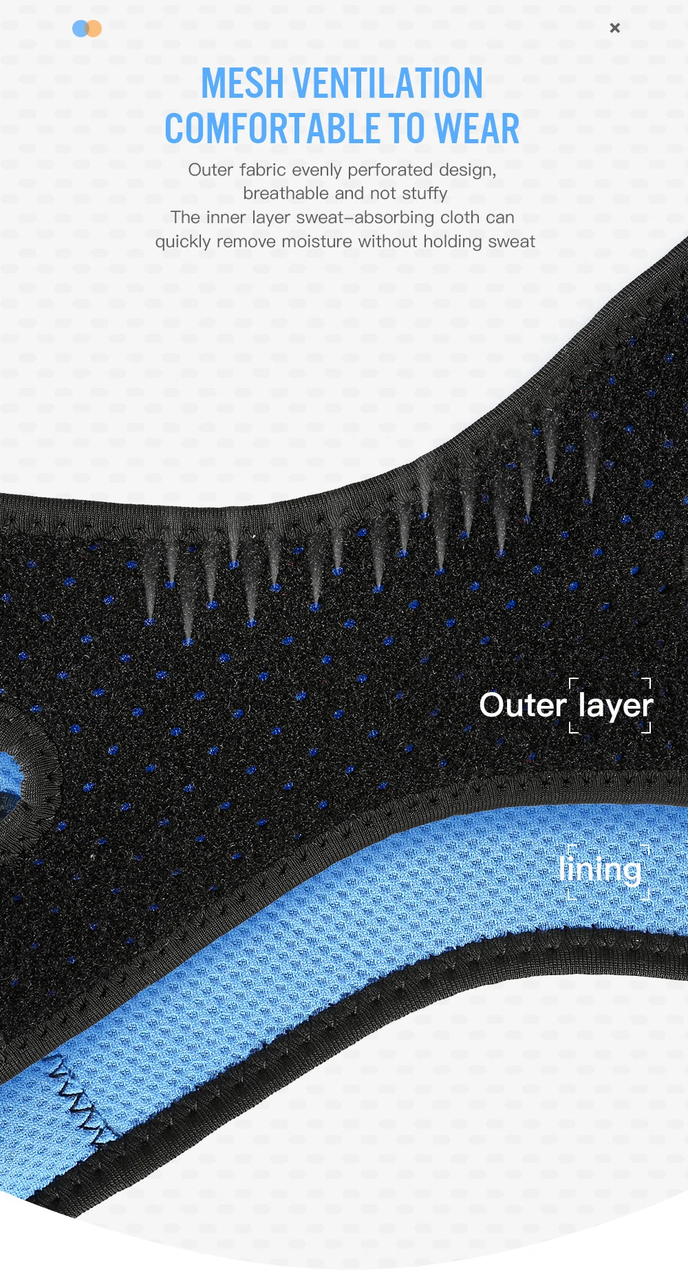 Double Patellar Knee Support Strap - Pain Relief Brace - View 11 | Alpha Medical Care