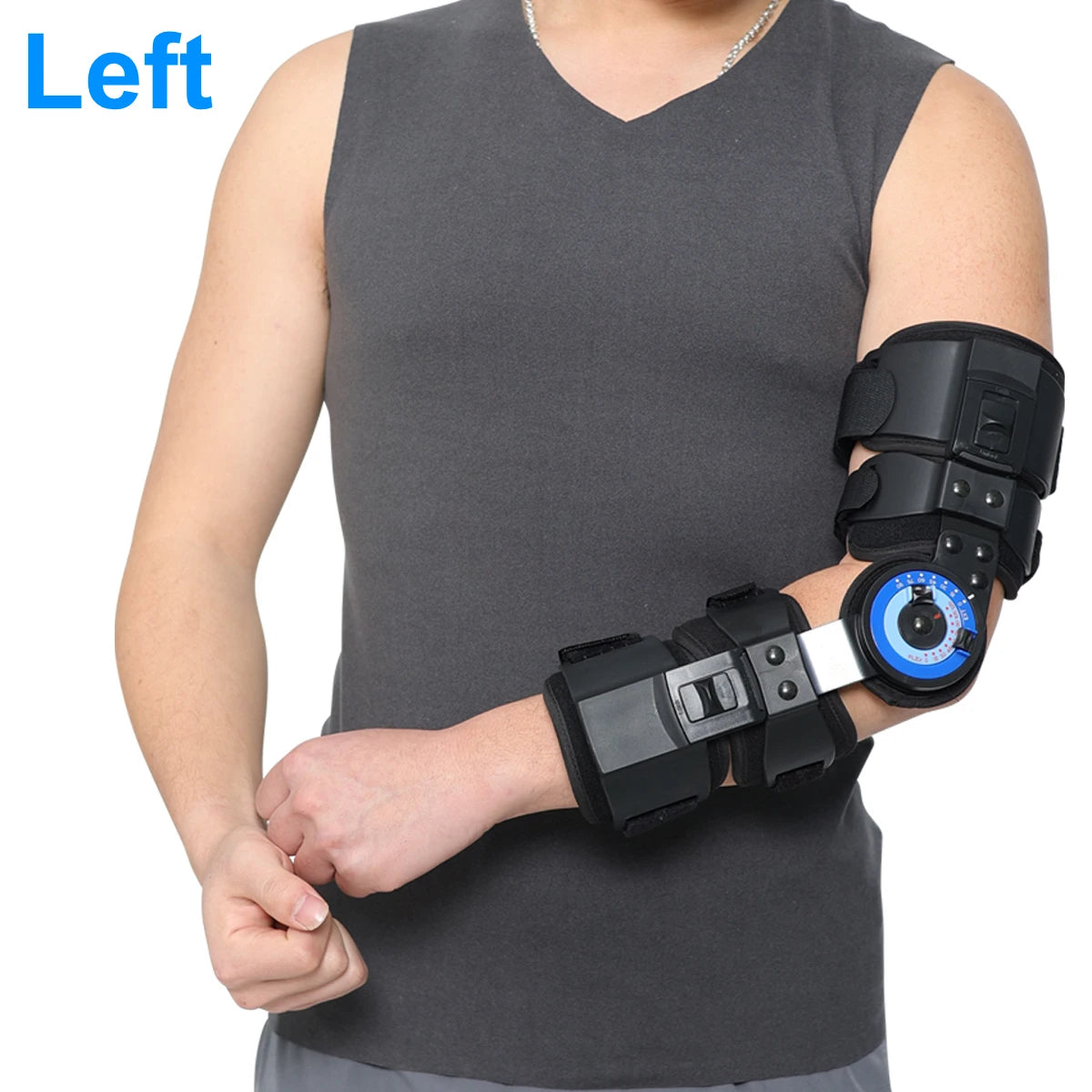 Hinged ROM Elbow Brace - Post-Op Adjustable Stabilizer - View 15 | Alpha Medical Care