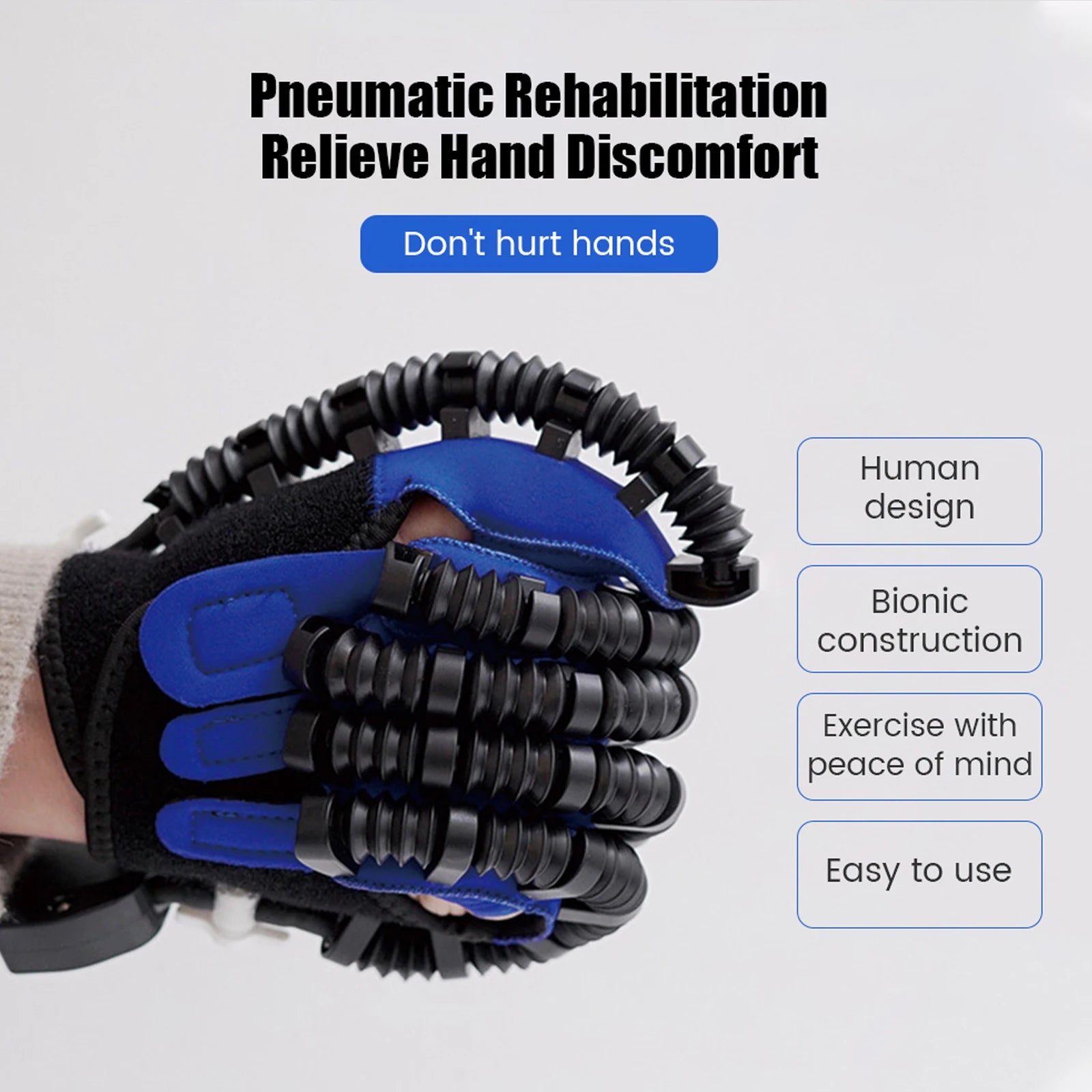 Rehabilitation Robot Gloves - Stroke Cerebral Palsy - Detail View | Alpha Medical Care