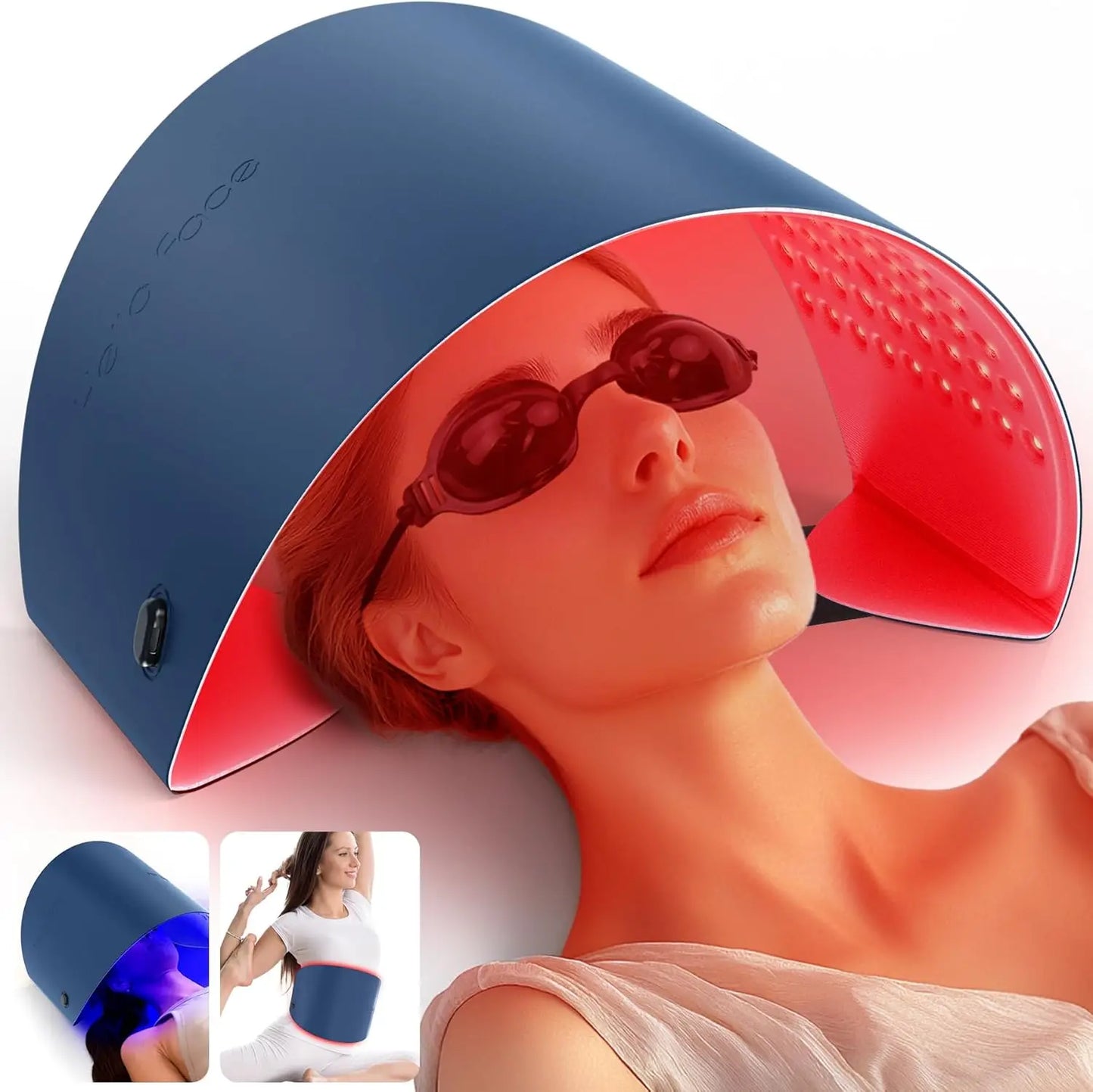 Hello Face Red Light Therapy Mask - Face & Neck Infrared LED - View 32 | Alpha Medical Care