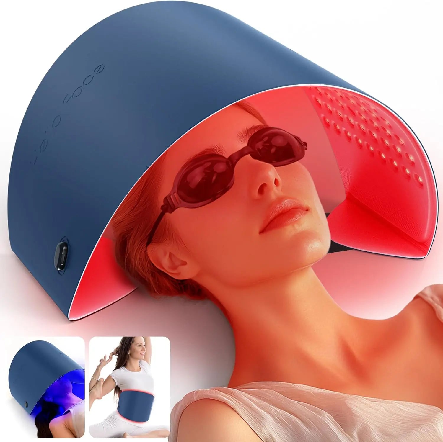 Hello Face Red Light Therapy Mask - Face & Neck Infrared LED - View 32 | Alpha Medical Care
