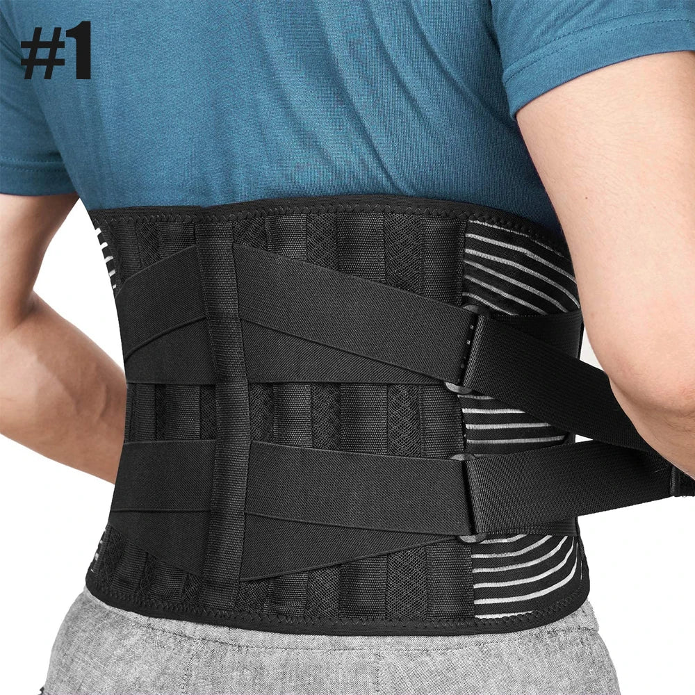 Lower Back Brace - 6 Stays Anti-Skid Lumbar Support - View 36 | Alpha Medical Care