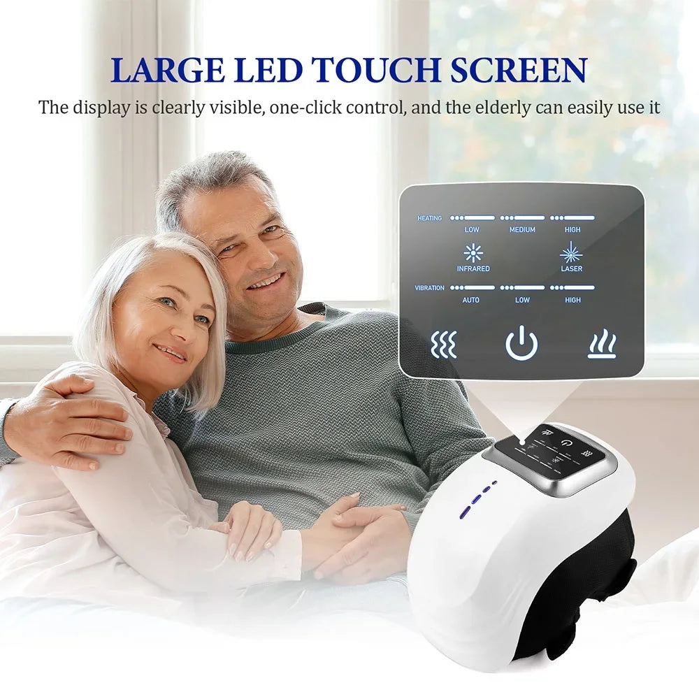 Foreverlily Smart Knee Massager - Vibration & Air Pressure - Back View | Alpha Medical Care