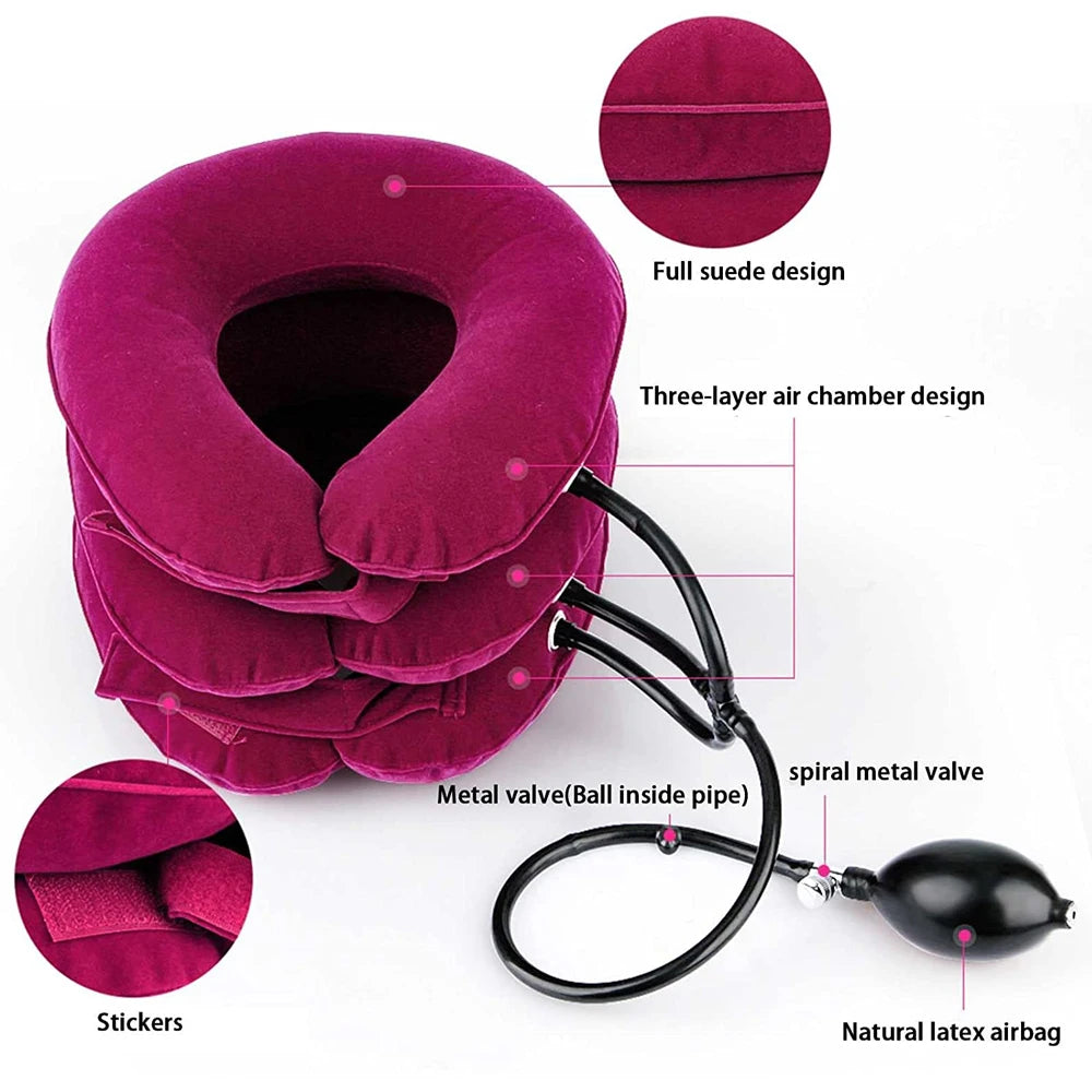 Cervical Neck Traction Device - Inflatable Home Relief - View 17 | Alpha Medical Care