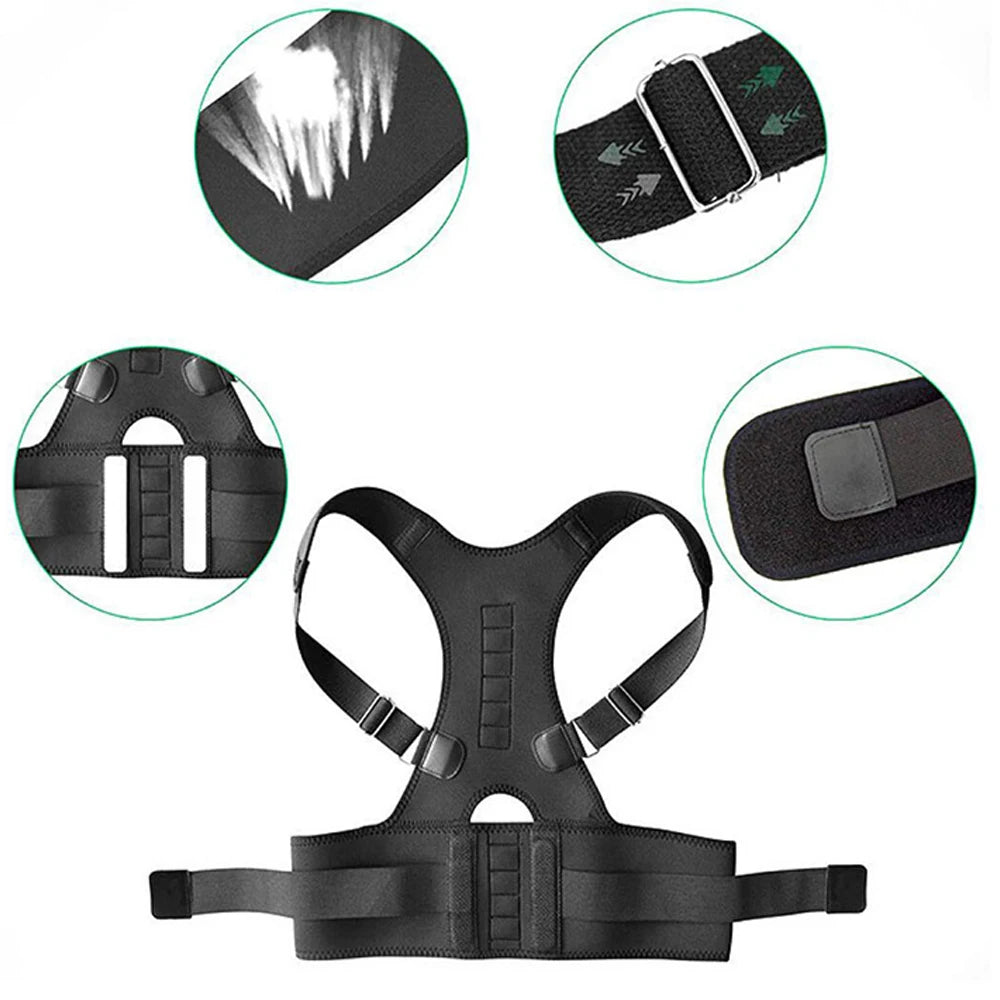 Magnetic Posture Corrector - Shoulder Orthopedic Brace - View 18 | Alpha Medical Care