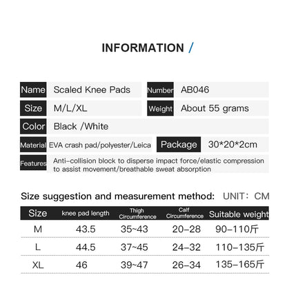 Basketball Knee Pad - Honeycomb Shock Protection - View 12 | Alpha Medical Care
