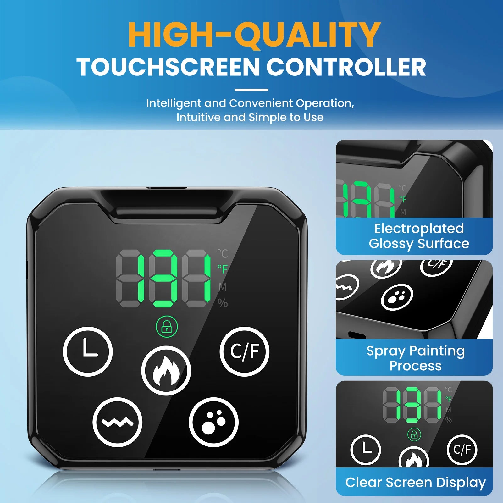 Electric Lumbar Massager - Heated Vibration Back Brace - Back View | Alpha Medical Care