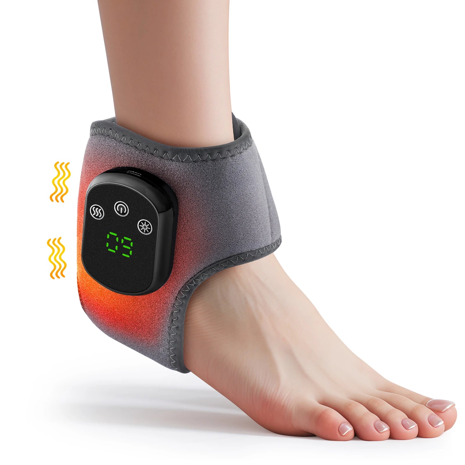 Electric Ankle Brace - Hot Compress & Vibration Massage - Features | Alpha Medical Care