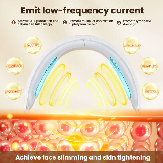 EMS V-Face Lifting Device - 6 Modes Microcurrent Massager - Detail View | Alpha Medical Care