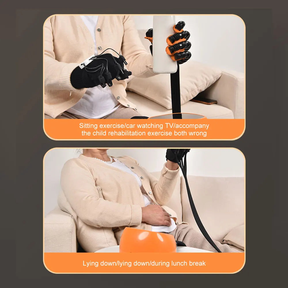 Rehabilitation Robot Gloves - Mirror Training Device - In Use | Alpha Medical Care