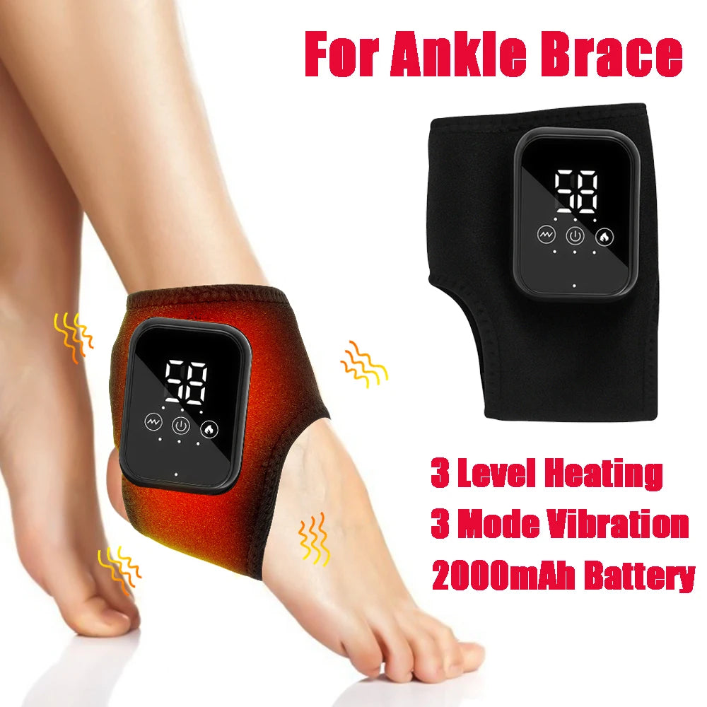 Electric Ankle Brace - Hot Compress & Vibration Massage - View 18 | Alpha Medical Care